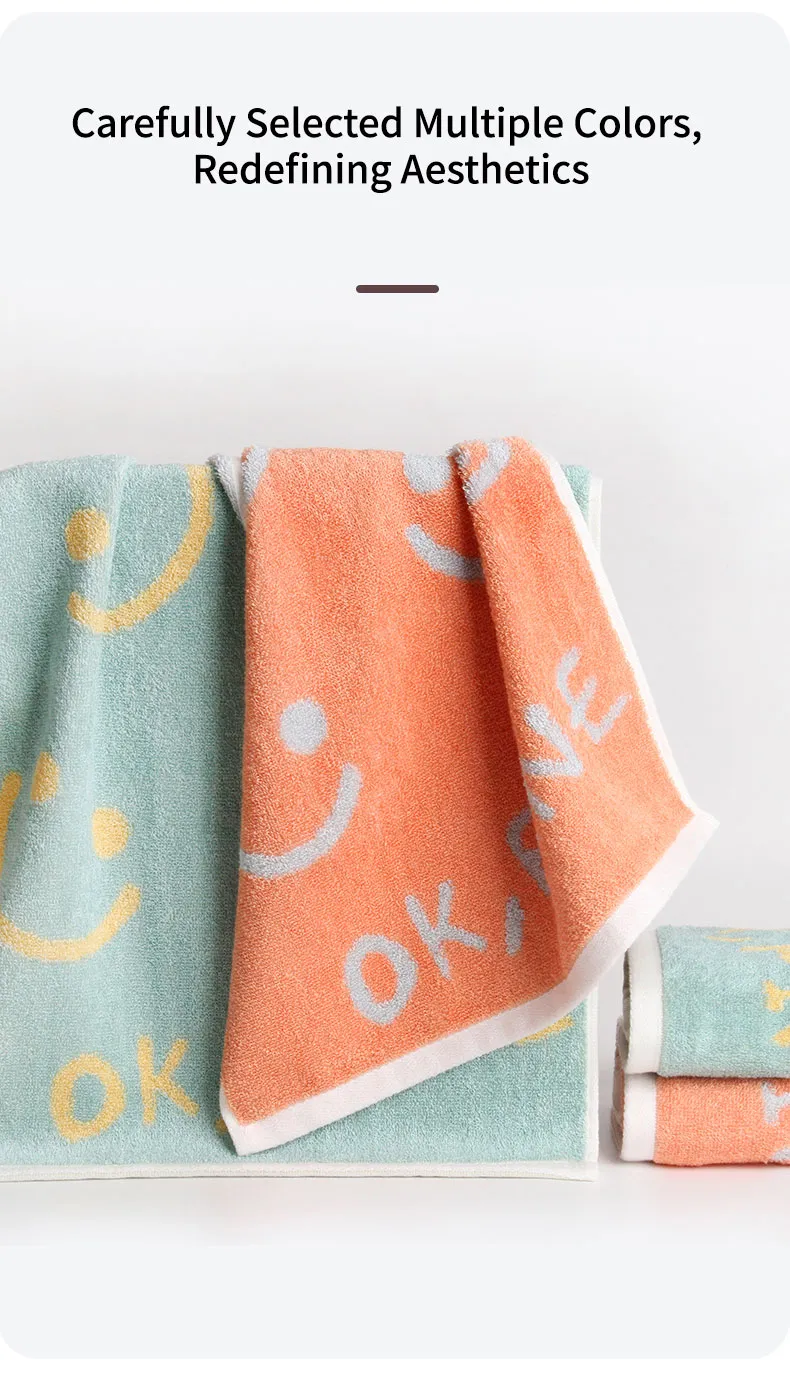 Большое полотенце с рисунком ok, fine (15)