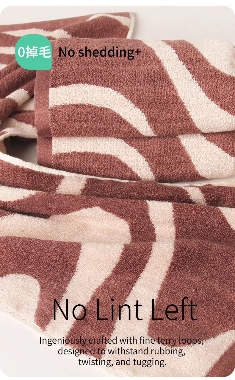 Квадратное полотенце с синим волнистым узором (13)