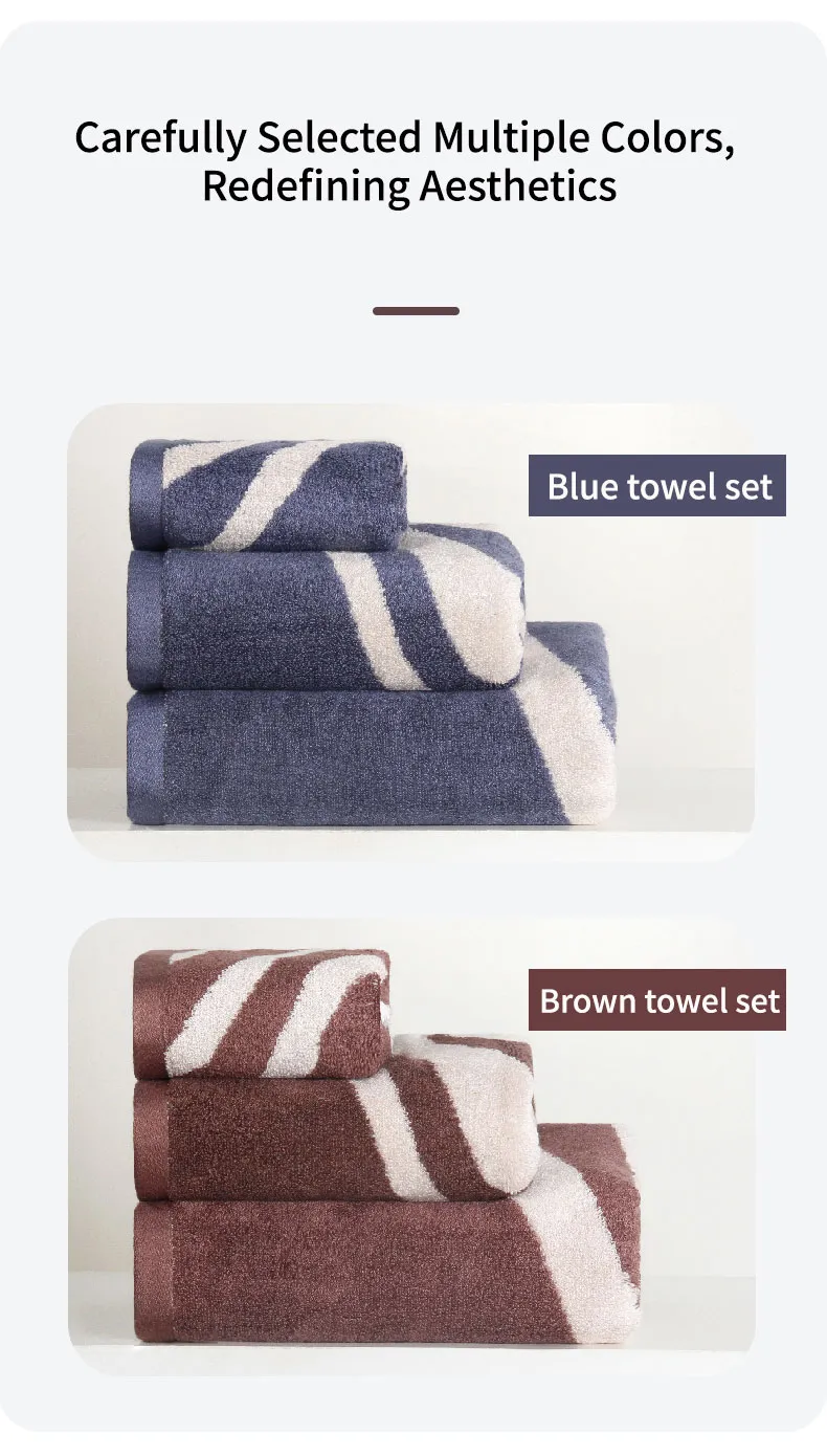 Квадратное полотенце с синим волнистым узором (15)