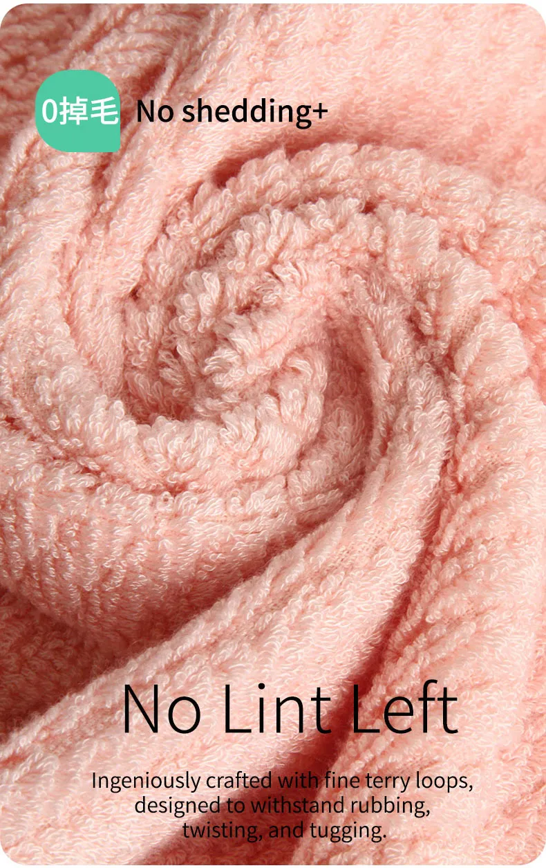 Комплект больших полотенец с волнообразным узором (без рисунка) (13)