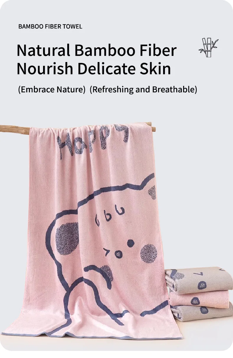 Полотенце с милым рисунком медвежонка (7)