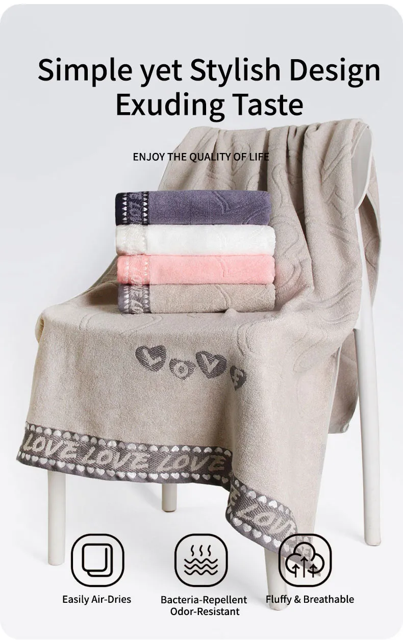 Серия Морское сердце Комплект банных полотенец квадратной формы (7)