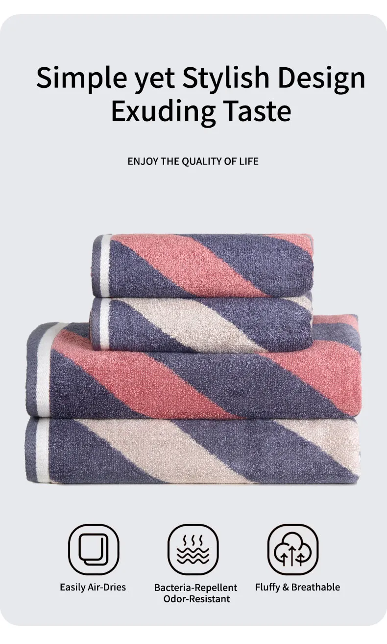 Серия Полоска — квадратные полотенца (7)