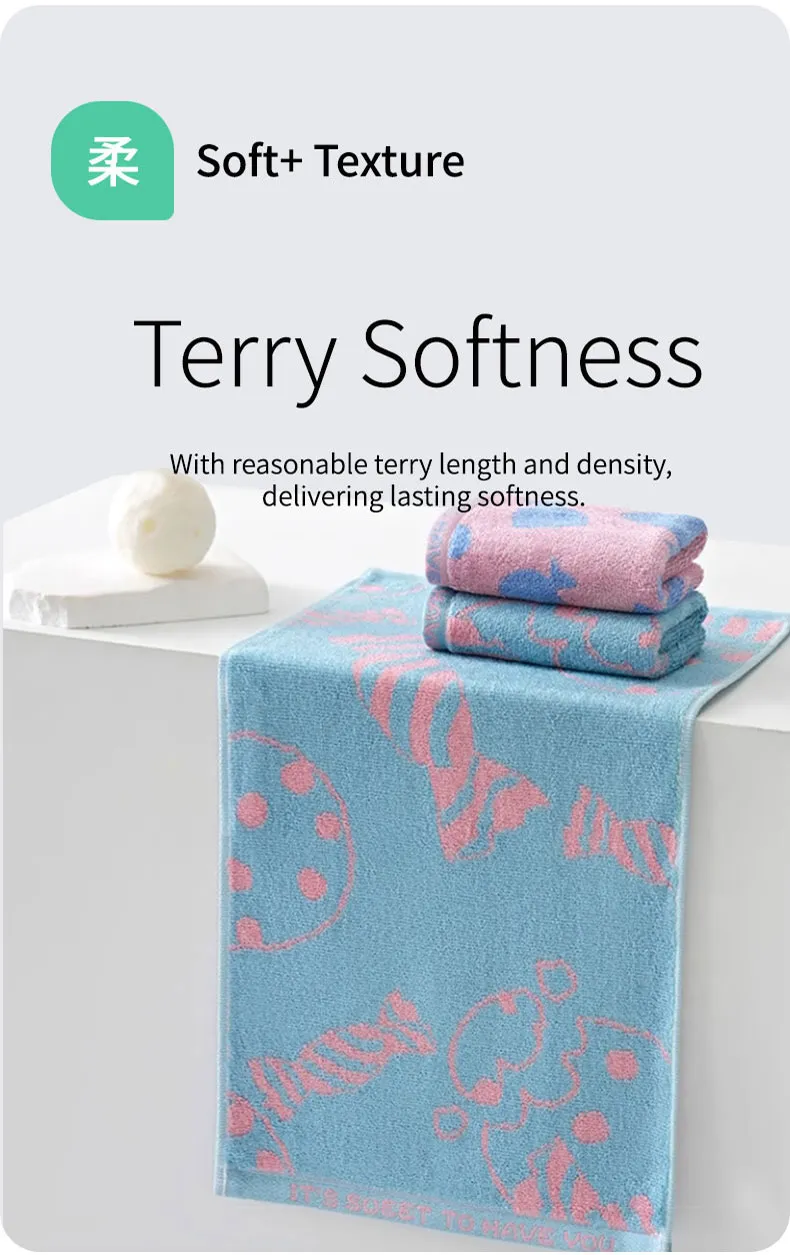 Серия маленьких детских полотенец Конфетки (10)