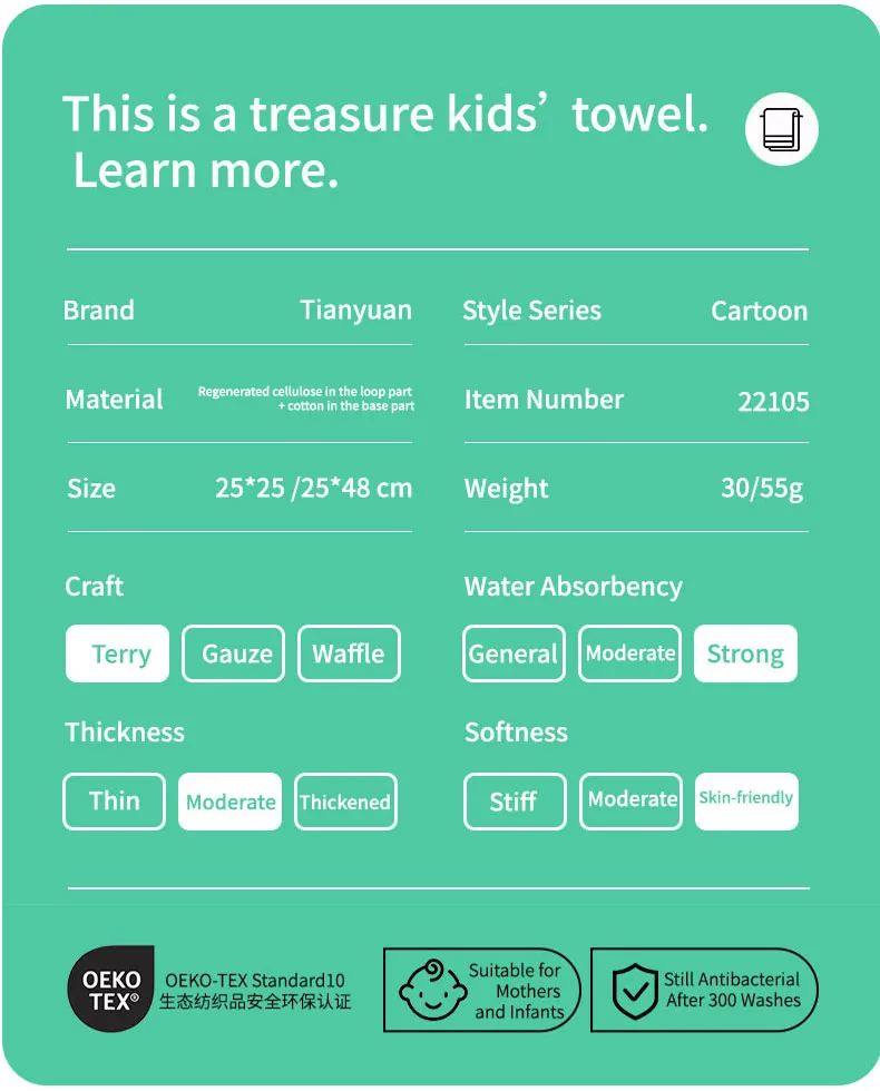 Серия маленьких детских полотенец Конфетки (16)