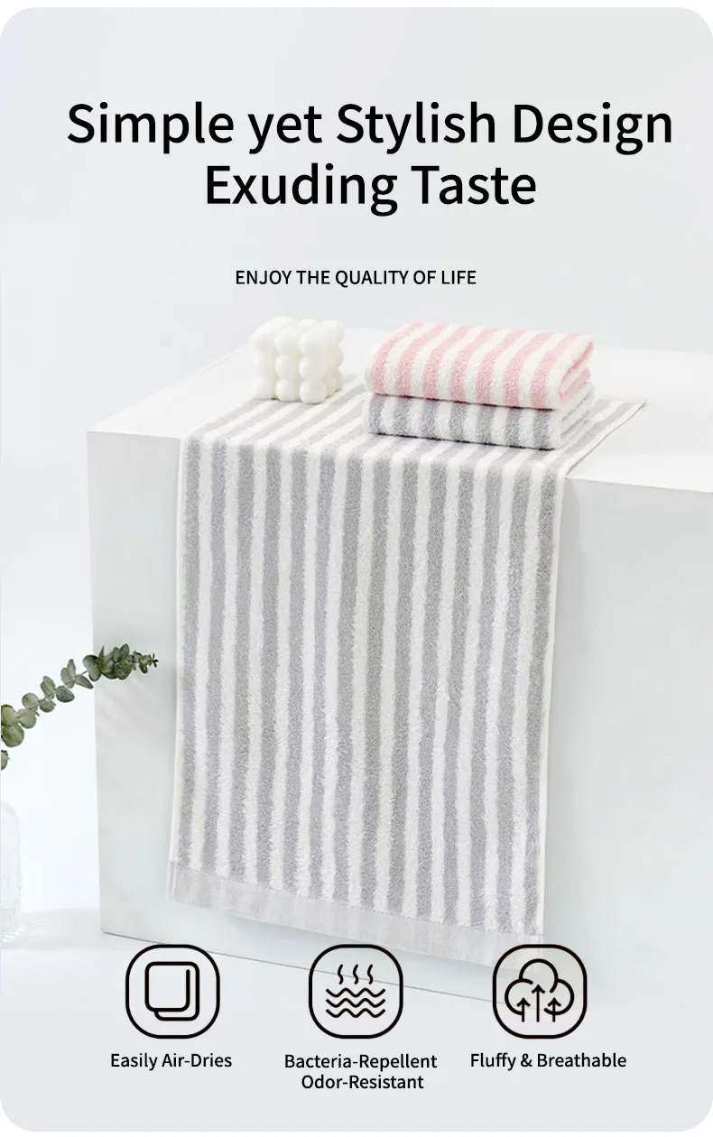 Супермягкое тонкое полотенце среднего размера с петелькой (7)